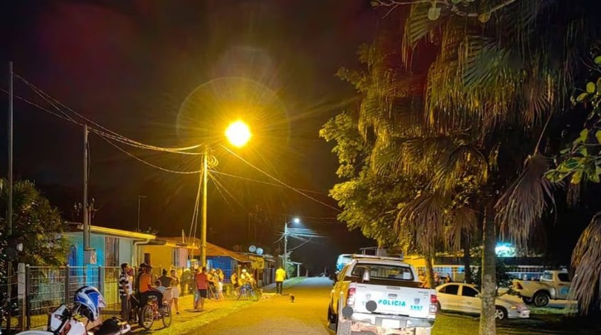 lugar de la balacera entre un nica y la policia tica