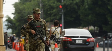 militares calle el salvador efe