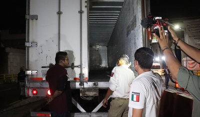 operativo trailers migrantes mexico