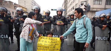 protestas en peru