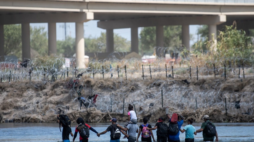 mexico rescate menores rio bravo