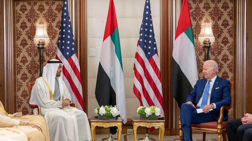 Mohamed bin zayed al nahyan y joe biden