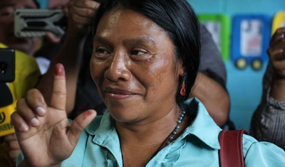 lider indigena candidata presidencial guatemala