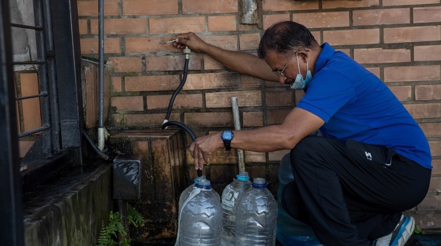 falta de agua en venezuela