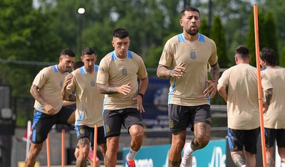 entrenamiento seleccion argentina futbol