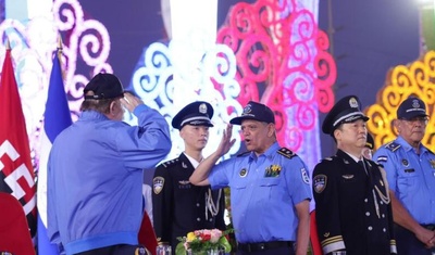 daniel ortega francisco diaz aniversario policia nicaragua