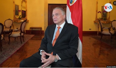 canciller de costa rica muestra preocupacion