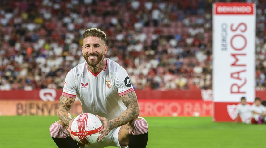 debut sergio ramos