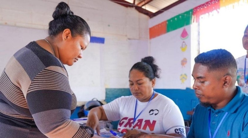 votaciones en el caribe de nicaragua