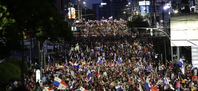 manifestaciones panama acuerdo minero