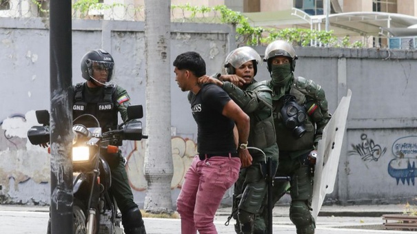 detenidos protestas venezuela carcel maduro