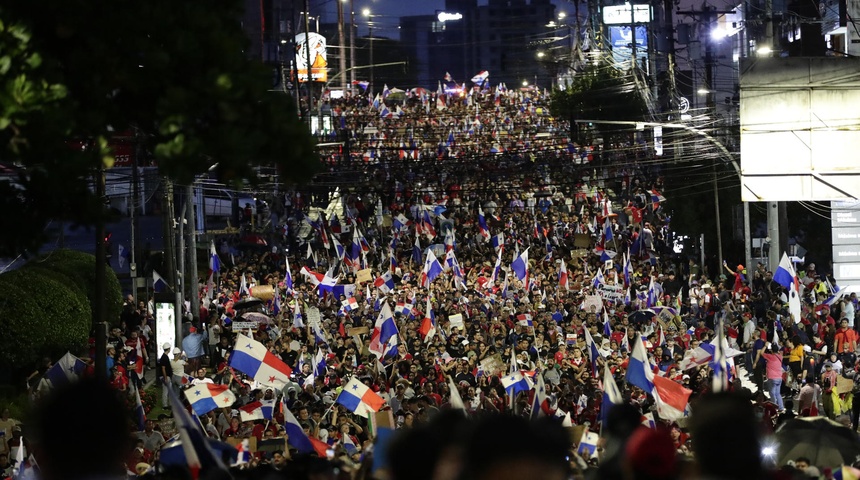 manifestaciones panama acuerdo minero