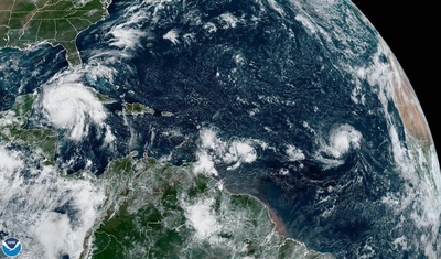 huracan ian imagen satelital