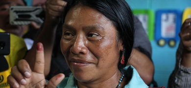 lider indigena candidata presidencial guatemala