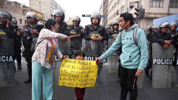 protestas en peru