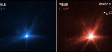 choque contra asteroide