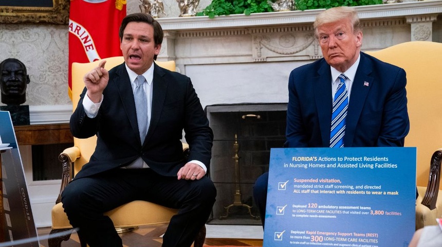 ron desantis donald trump efe