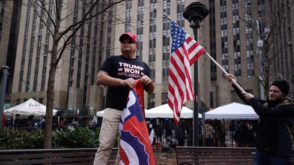 donald trump en tribunal nueva york