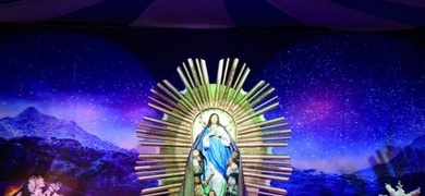 altar a la virgen maria managua