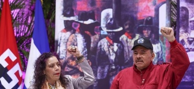 daniel ortega y su esposa rosario murillo