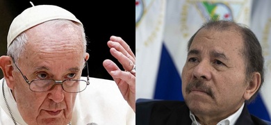 papa francisco y daniel ortega