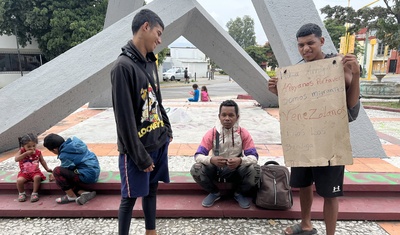 migrantes venezolanos en mexico