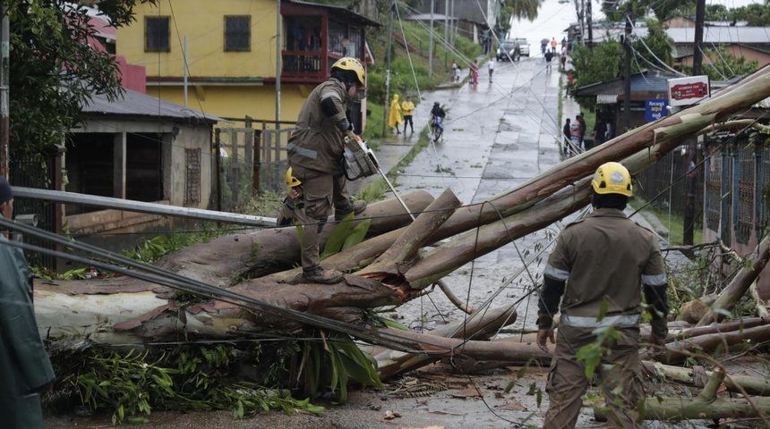 huracan julia impactó caribe de nicaragua