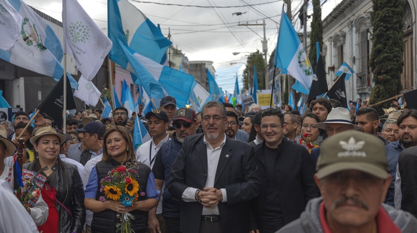 marcha defensa democracia guatemala