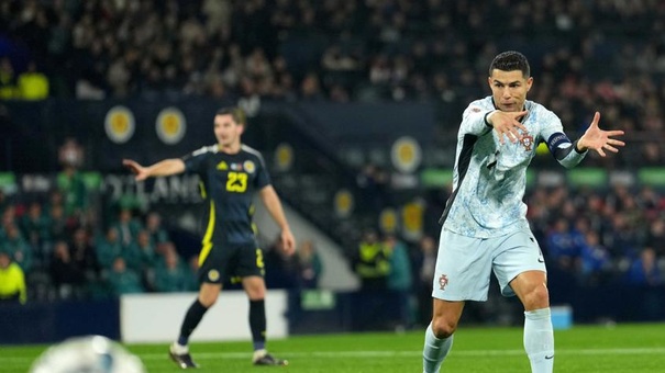 cristiano ronaldo partido contra escocia