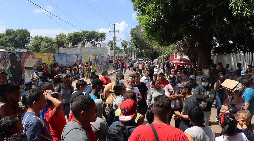 protestas de migrantes en mexico