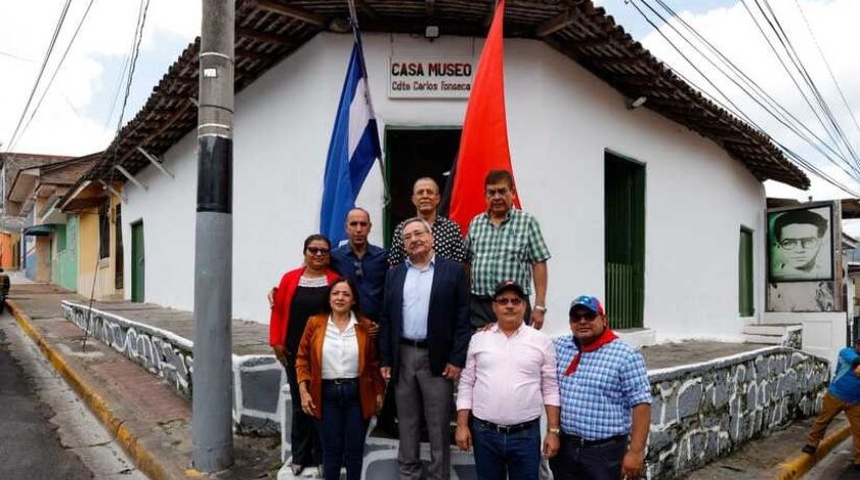 delegado palestino olp recorre nicaragua