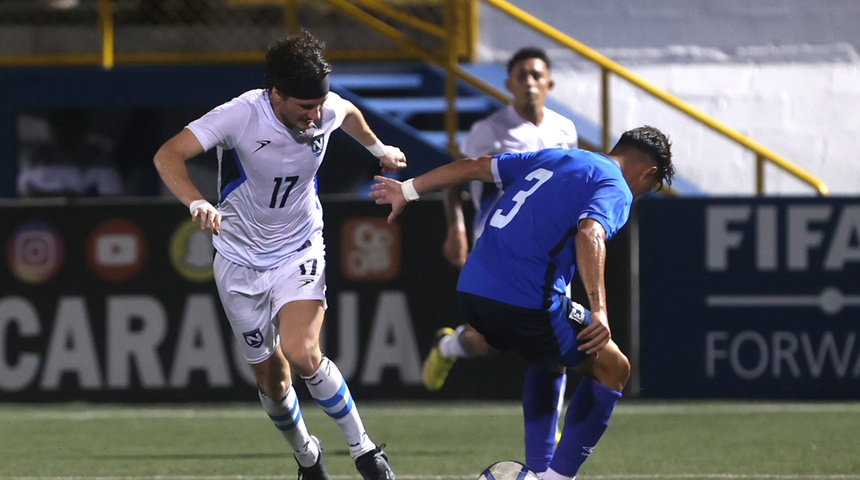 partido de futbol entre nicaragua y el salvador