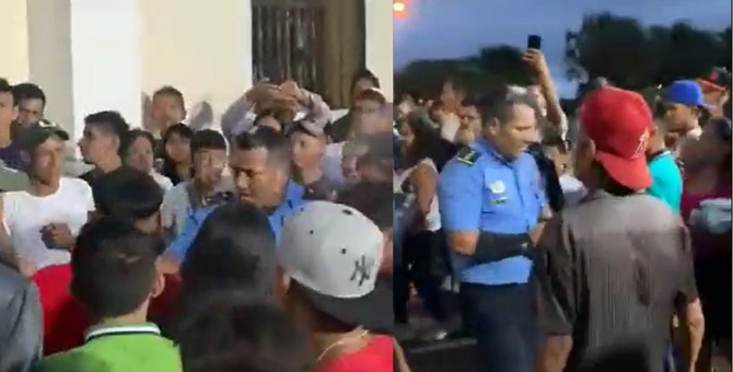 abucheos policia diria nicaragaua