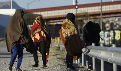 migrantes mexico frio extremo