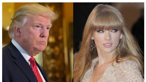 trump falta apoyo taylor swift elecciones