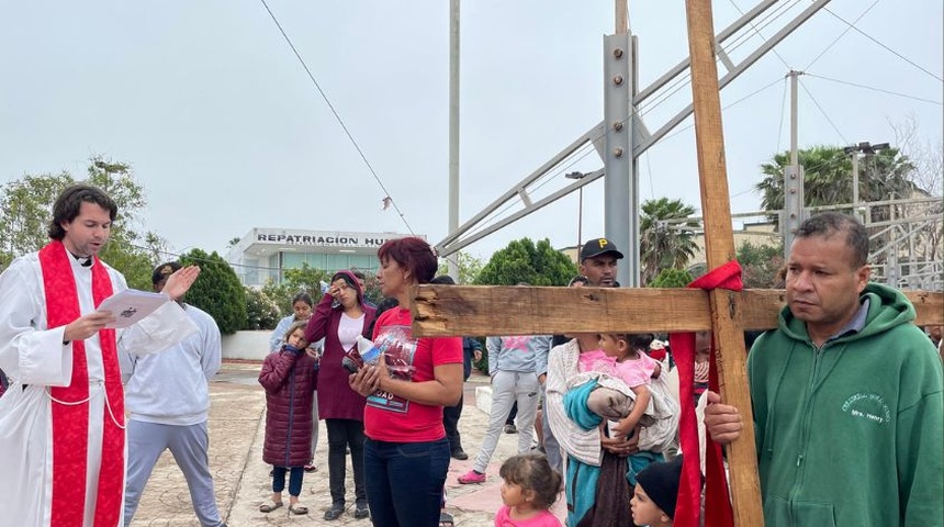 migrantes participaran viacrucis mexico