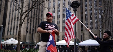 donald trump en tribunal nueva york