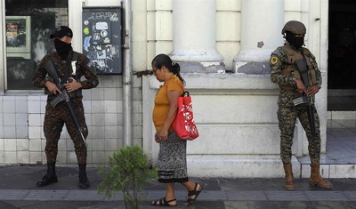 labores seguridad ejercito el salvador