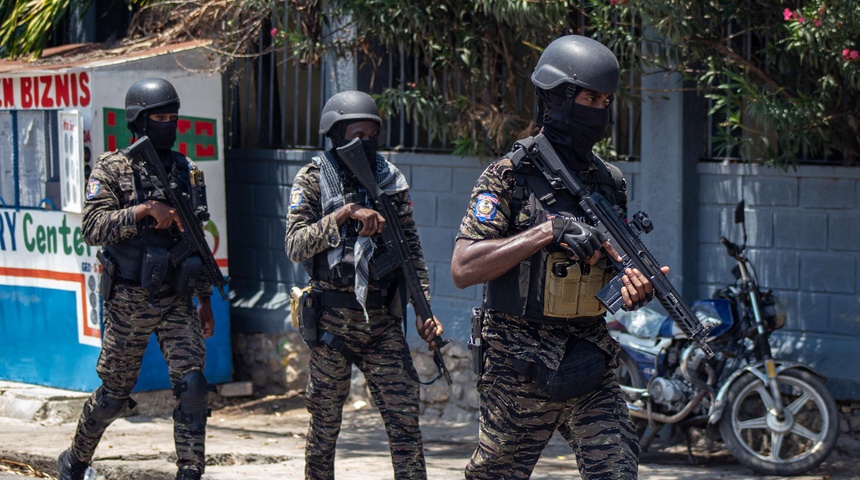 policia haiti enfrentaron bandidos