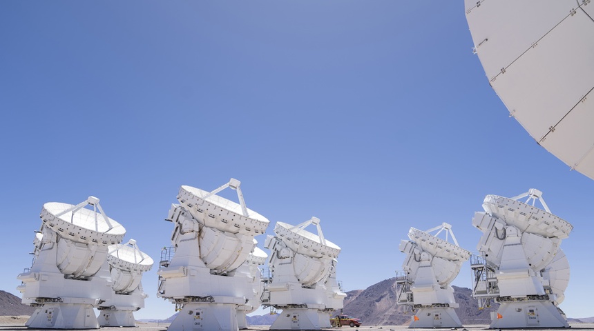 antenas observatorio alma chile