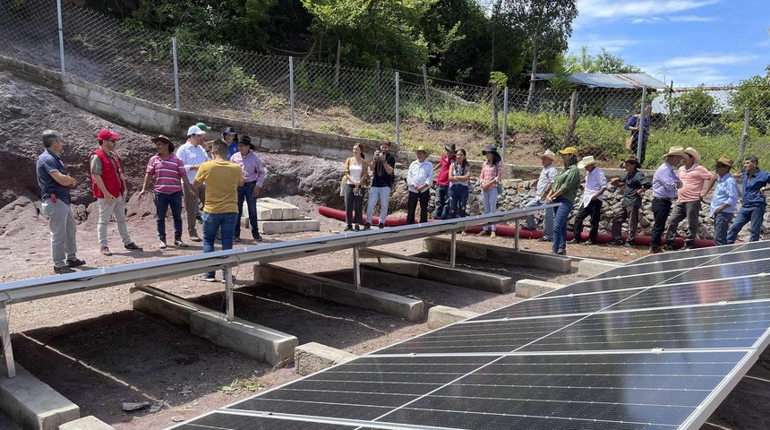 proyecto electrico comunidad el santuario honduras