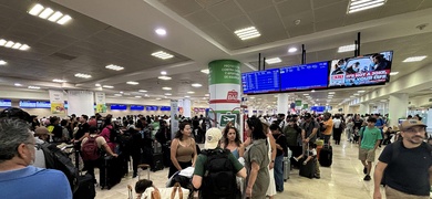 pasajeros aeropuerto mexico