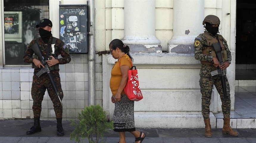 labores seguridad ejercito el salvador