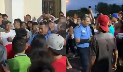 abucheos policia diria nicaragaua