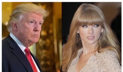 trump falta apoyo taylor swift elecciones