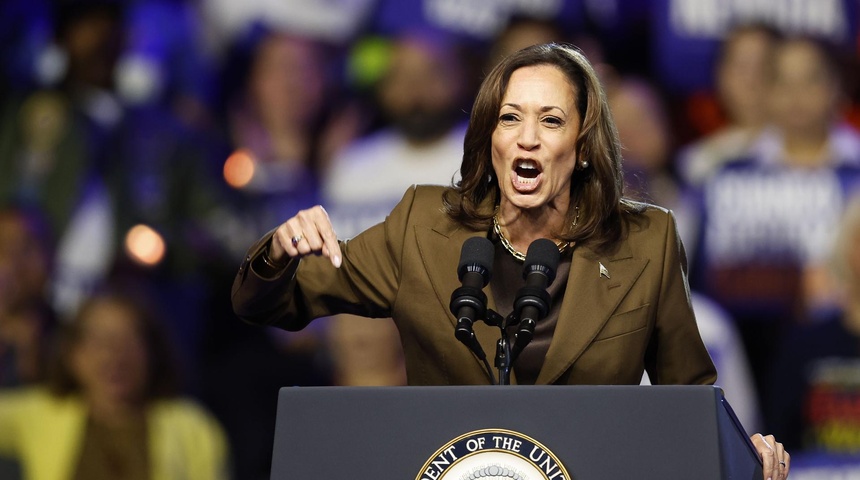 kamala harris campana electoral