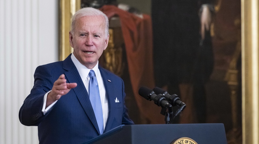 Joe Biden en casa blanca