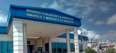 entrada registro publico managua