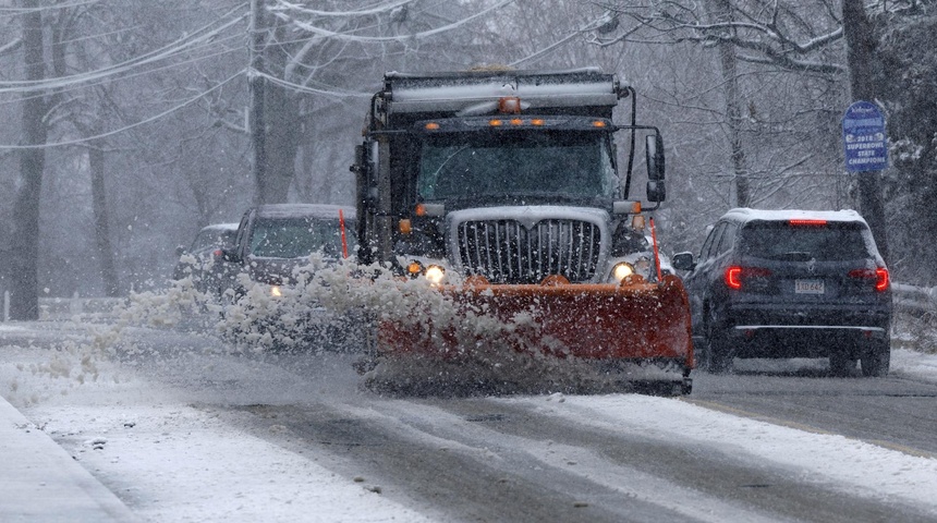 camion barre nieve tormenta eeuu