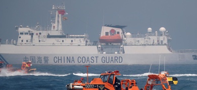 Fuerzas navales y aéreas de China y Rusia.